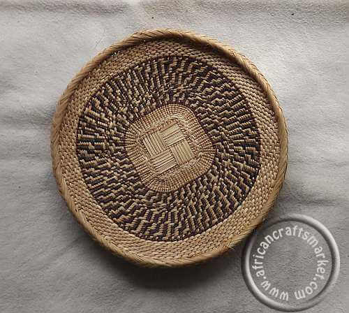 Zulu grass woven plates Zulu grass woven plates