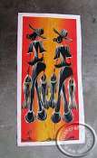 African Zulu people painting African Zulu People Painting