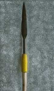African Zulu spear - natural