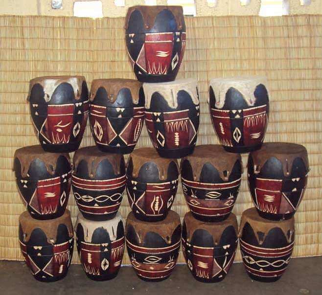 Swazi Drums African Zulu /Swazi drums small