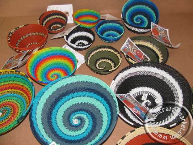 African telephone wire bowl