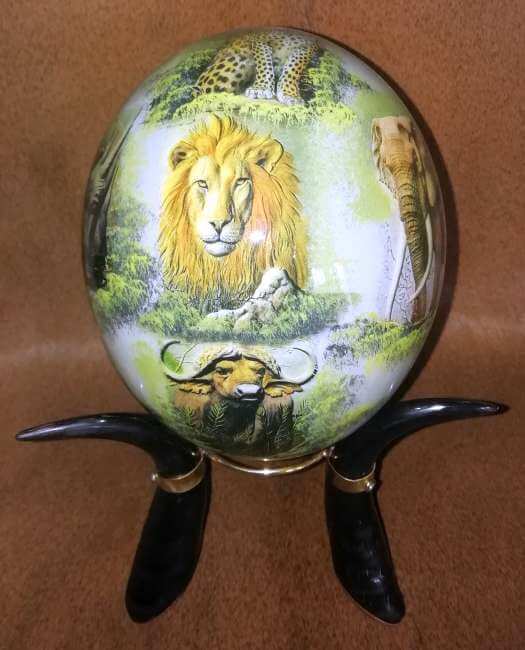 Ostrich egg - big 5