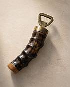 African handcrafted animal horn bottle openes