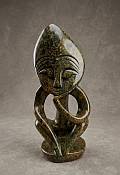Authentic Hand-Carved African Soapstone Thinker Statue Bring authentic African heritage home. Ethically sourced, hand-carved stone abstract thinker sculpture made by master artisans.