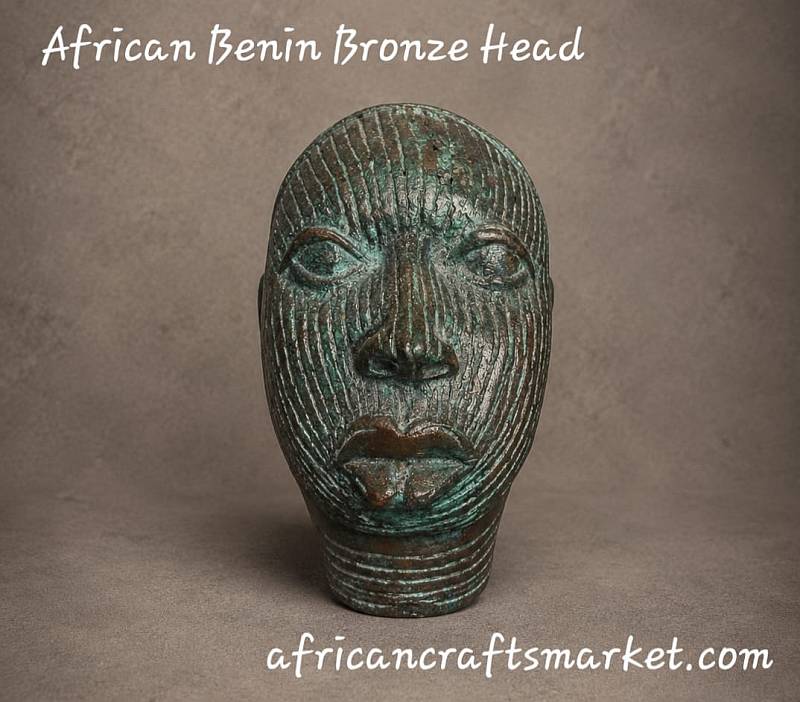 Benin bronze -  head