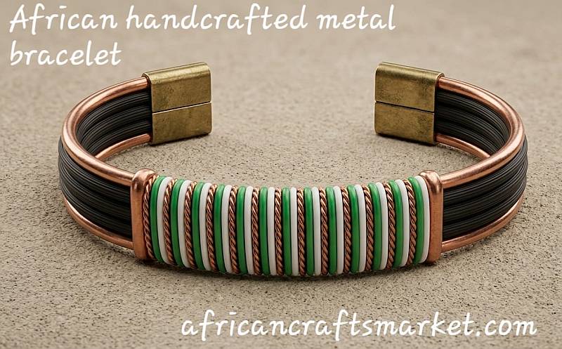 African telephone wire bracelet African telephone wire bracelet