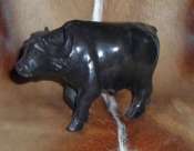 African stone carved Buffalo African stone carved Buffalos