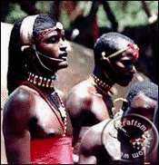 Young Maasai ceremony Young Maasai ceremony