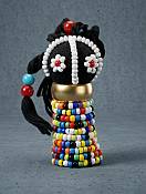 Ndebele doll magnet Ndebele beaded doll magnet