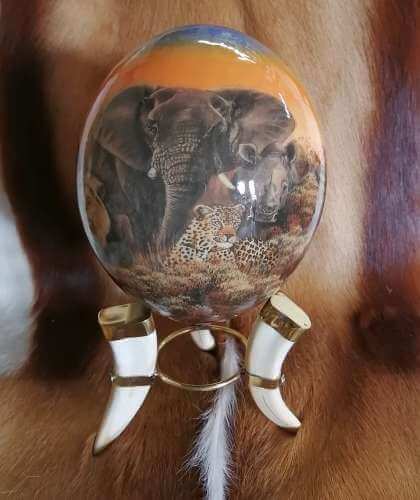 Big 5 ostrich egg