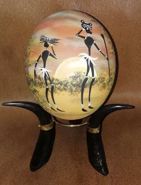 Bushman ostrich egg