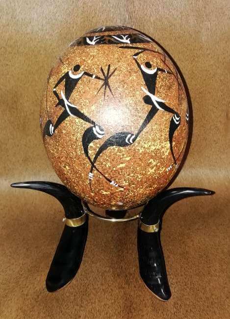 Bushman ostrich egg