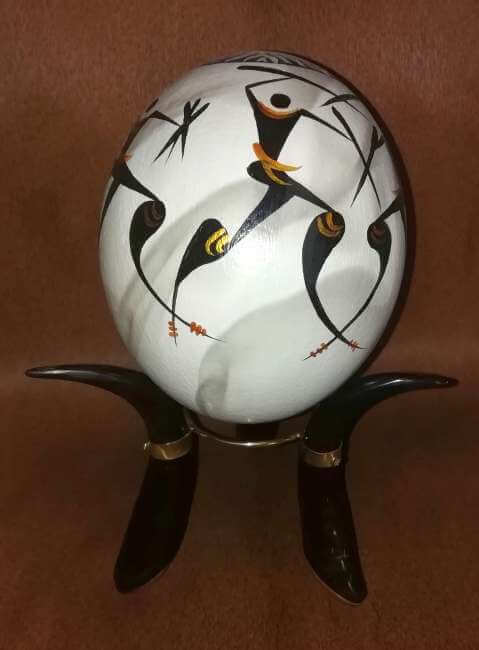 Bushman ostrich egg