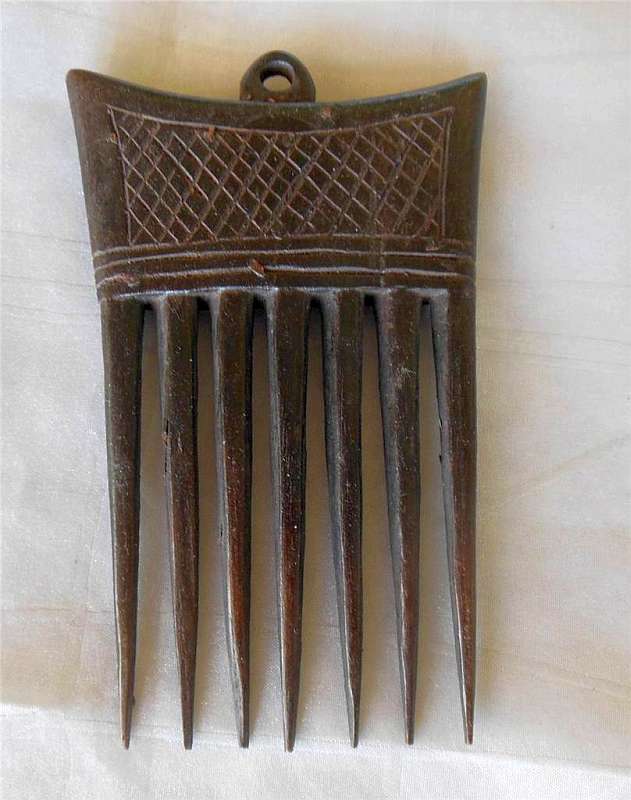 African wooden comb African wooden comb