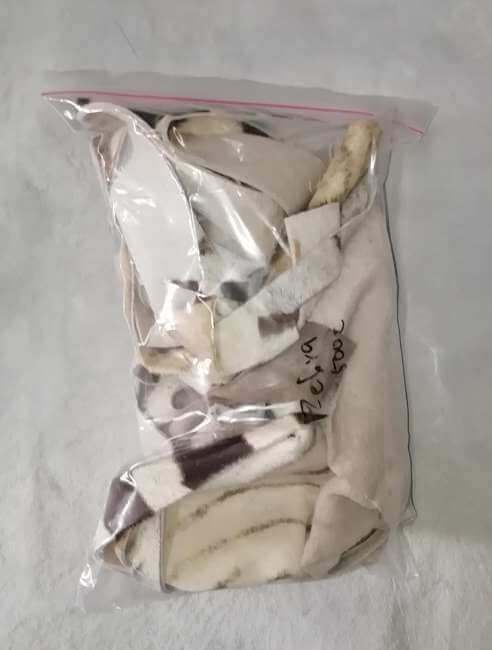 zebra hide offcuts 