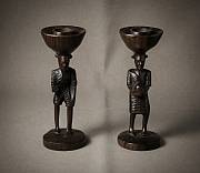African Couple Candle Holders African Couple Candle Holders