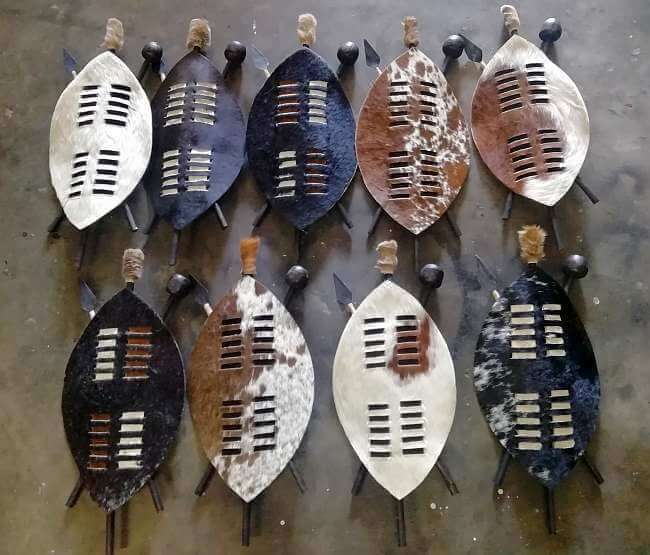 African Zulu shields - 45cm 45cm Zulu shields