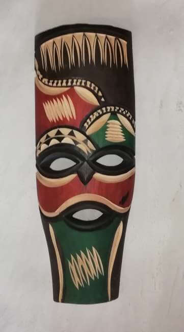 Zulu Swazi mask African colourful Swazi mask